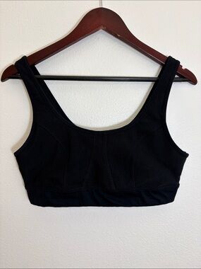JoyLab Black Ribbed Sports Bra